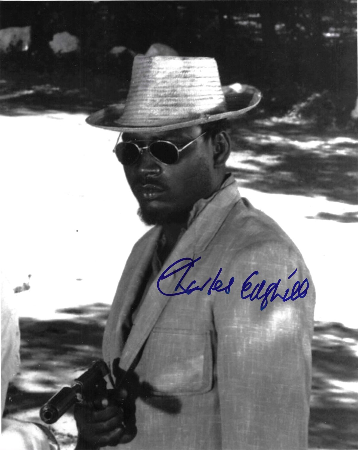 Charles Edghill - Black & White photo - BLUE