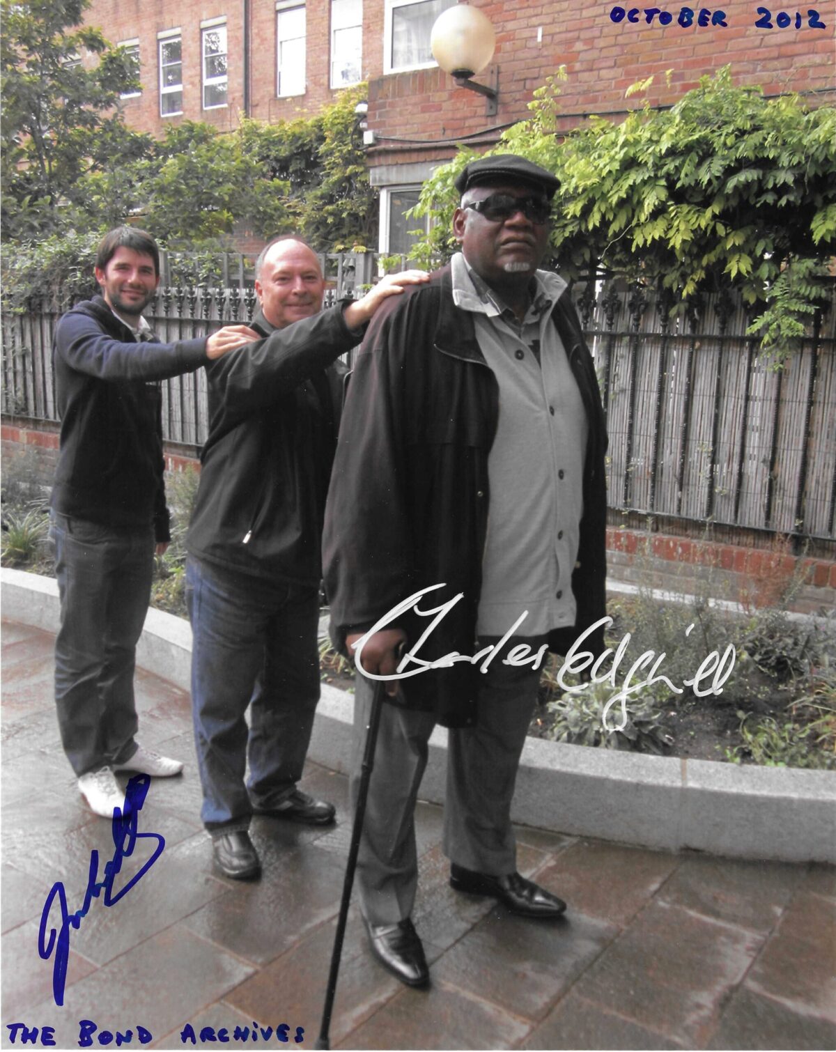 Charles Edghill & J.M. Hall - Signed in WHITE