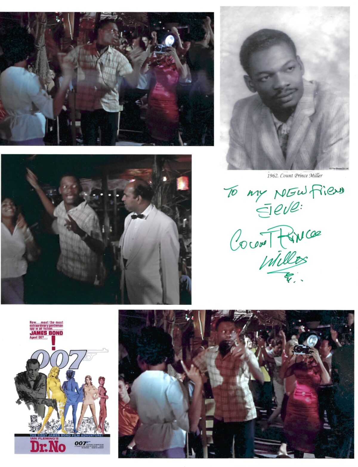 Count Prince Miller - Dancer at Puss-Feller's - "Dr. No"
