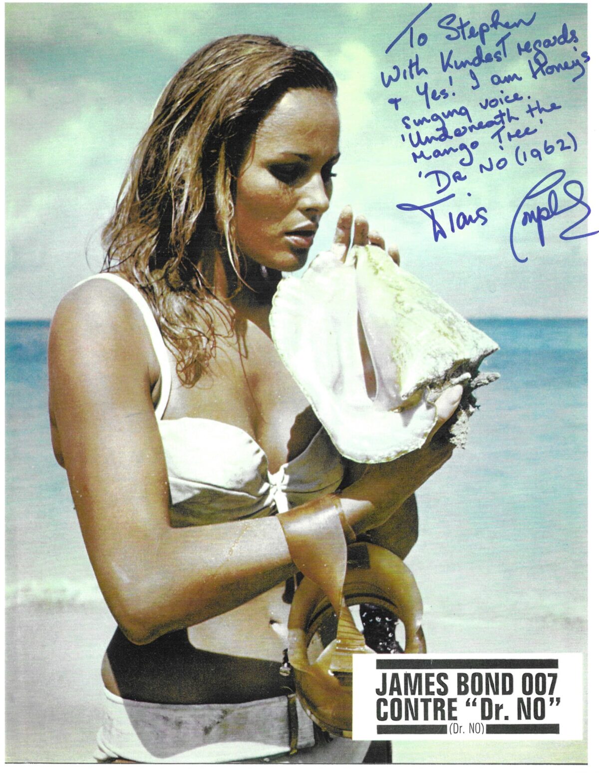 Diana Coupland - Singer: 'Under The Mango Tree' - "Dr. No"