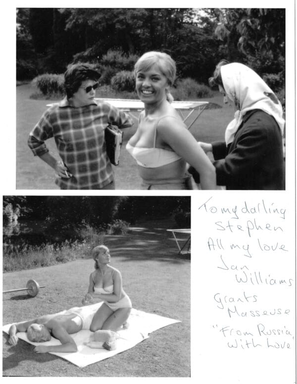 Jan Williams - Grant's Masseuse - "From Russia With Love"