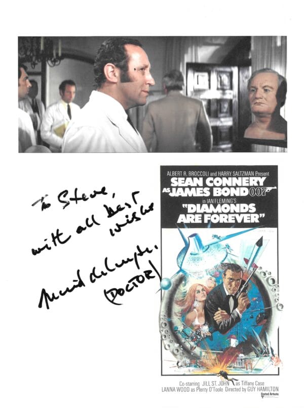 David de Keyser - Doctor - "Diamonds Are Forever"