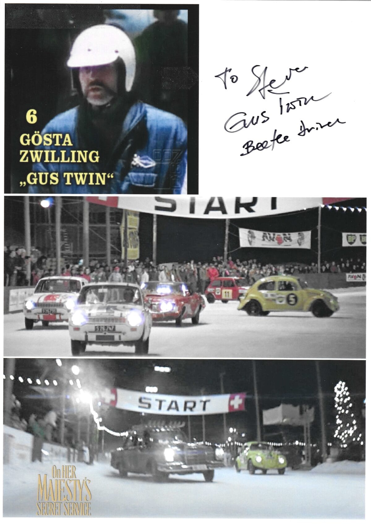 Gösta Zwilling - Stock Car Driver - "OHMSS"