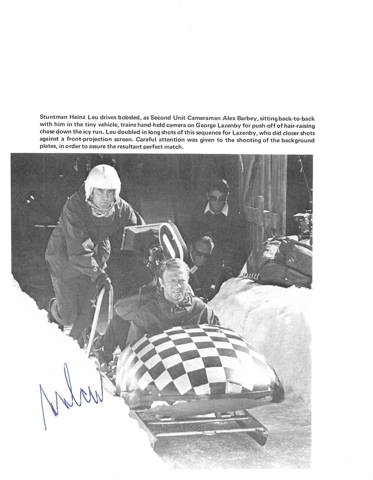 Heinz Leu - Bobsleigh Double - "OHMSS"