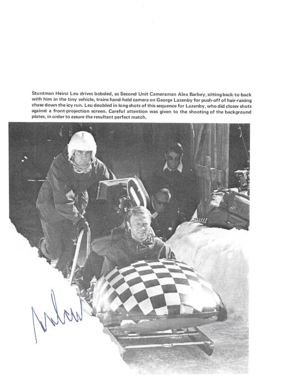 Heinz Leu - Bobsleigh Double - "OHMSS"
