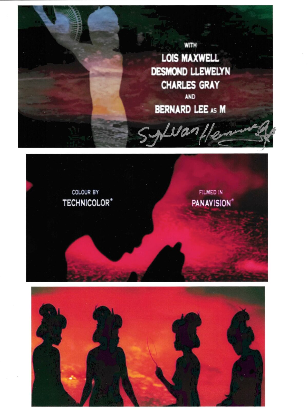 Sylvana Henriques - Titles Silhouette - "You Only Live Twice"