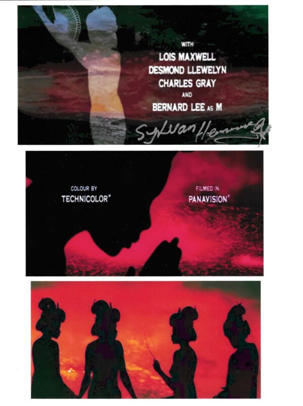 Sylvana Henriques - Titles Silhouette - "You Only Live Twice"