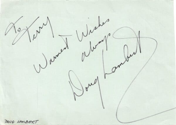 Douglas Lambert - Mission Control Director - "Moonraker"
