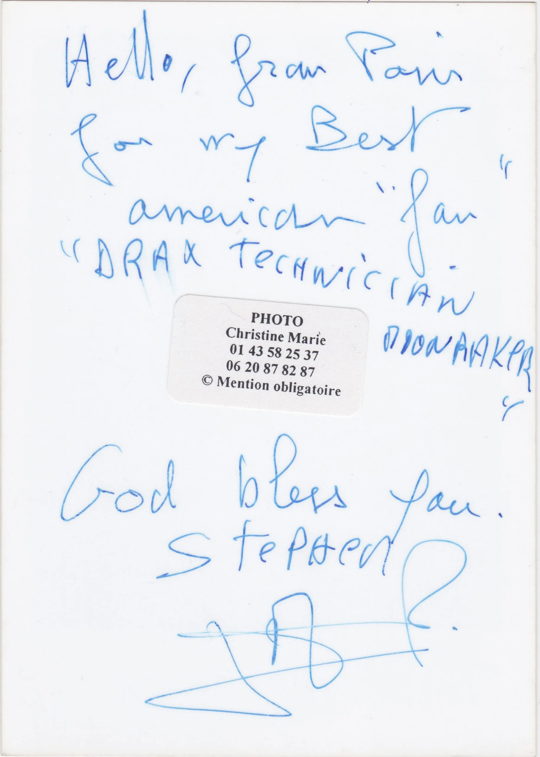 Jean-Michel Martial - Moonraker Launch Technician - "Moonraker" - Image 2